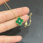 ⭐Miroze CLOVER 15MM DIAMOND TURQUOISE NECKLACE