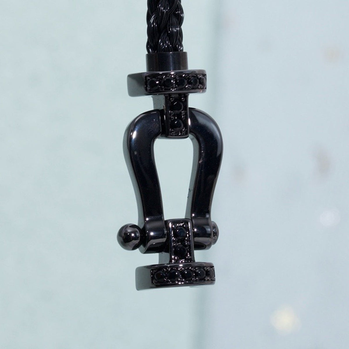 ⭐Miroze FORCE LARGE SERIES HORSESHOE BLACK SAMURAI BRACELET