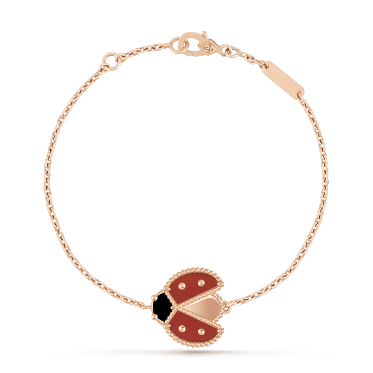 ⭐Miroze LUCKY SPRING 1 MOTIF PINK GOLD BRACELET