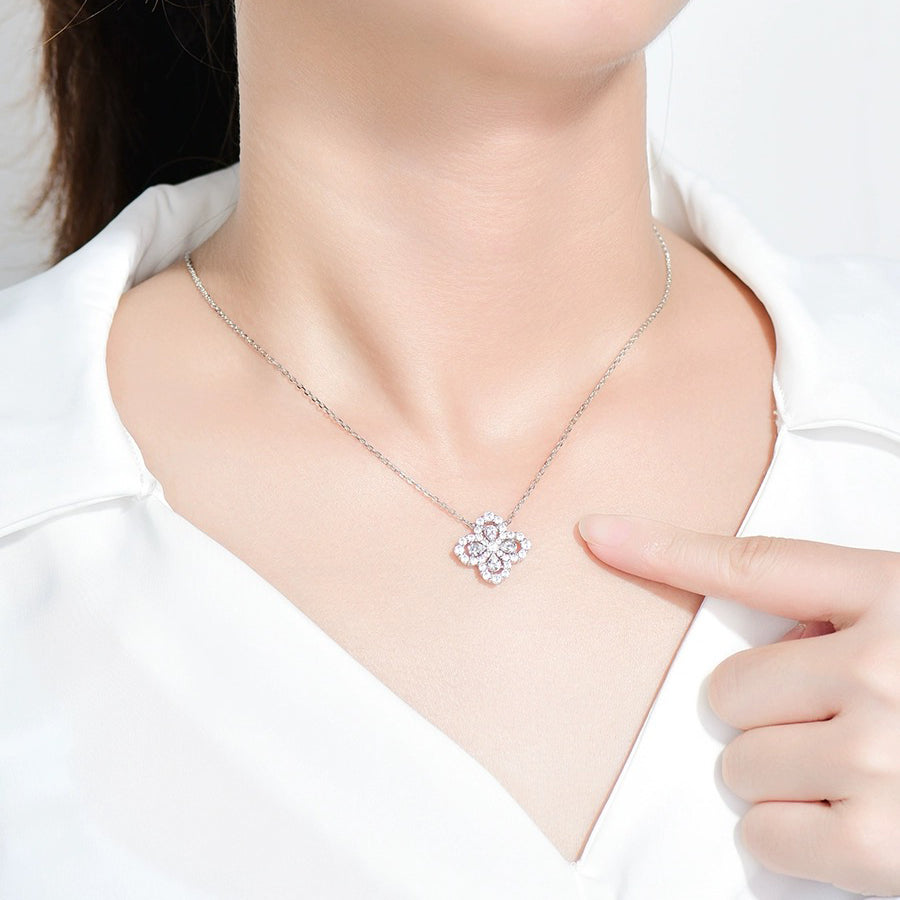 ⭐Miroze LOOP NECKLACE FULL MOTIF DIAMOND 16MM MULTIPLE COLORS