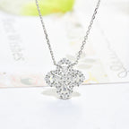 ⭐Miroze LOOP NECKLACE FULL MOTIF DIAMOND 16MM MULTIPLE COLORS