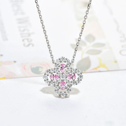 [⭐Miroze] LOOP NECKLACE FULL MOTIF DIAMOND 16MM MULTIPLE COLORS