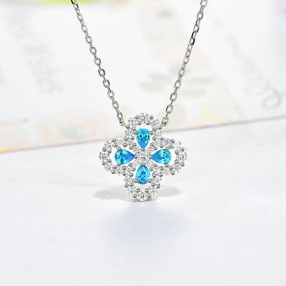 [⭐Miroze] LOOP NECKLACE FULL MOTIF DIAMOND 16MM MULTIPLE COLORS