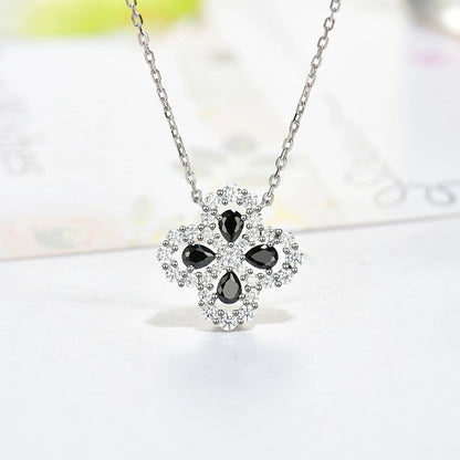 [⭐Miroze] LOOP NECKLACE FULL MOTIF DIAMOND 16MM MULTIPLE COLORS