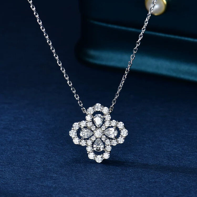 ⭐Miroze LOOP NECKLACE FULL MOTIF DIAMOND 16MM MULTIPLE COLORS