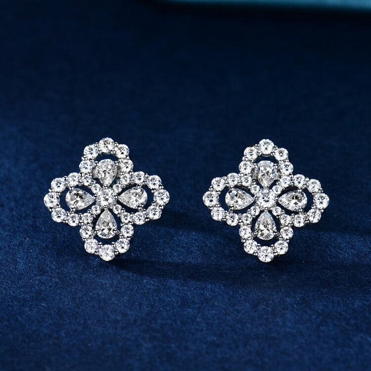 ⭐Miroze LOOP EARRINGS FULL MOTIF DIAMOND 16MM