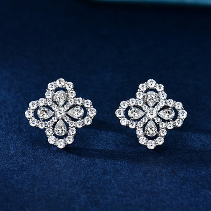 [⭐Miroze] LOOP EARRINGS FULL MOTIF DIAMOND 16MM