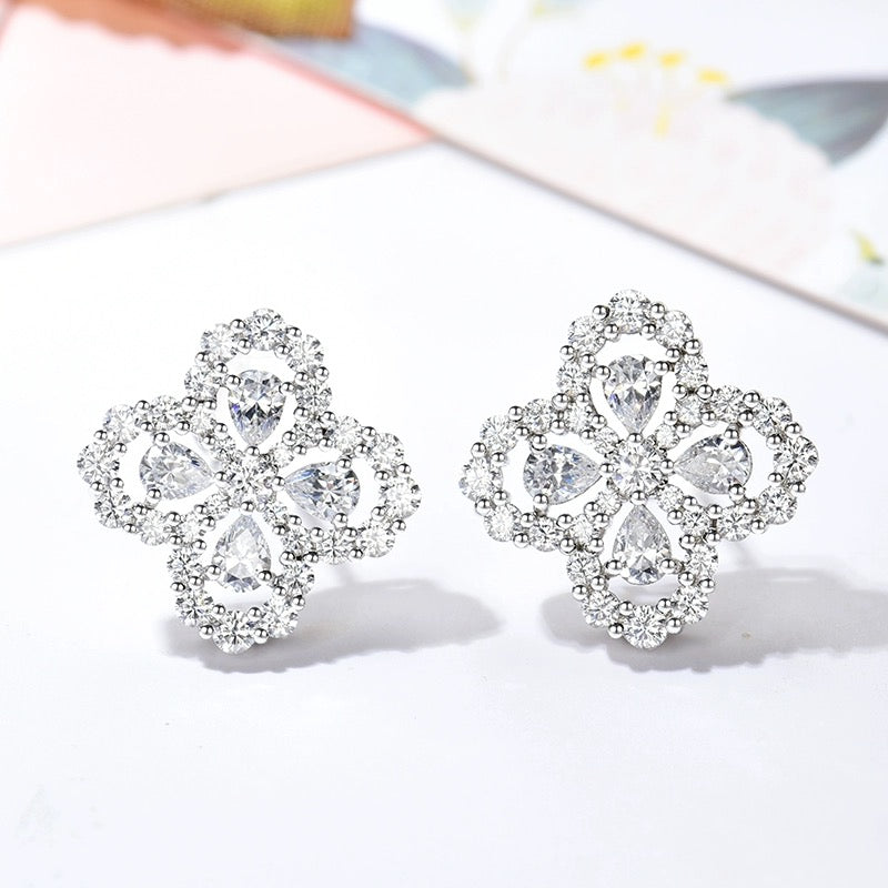 ⭐Miroze LOOP EARRINGS FULL MOTIF DIAMOND 16MM