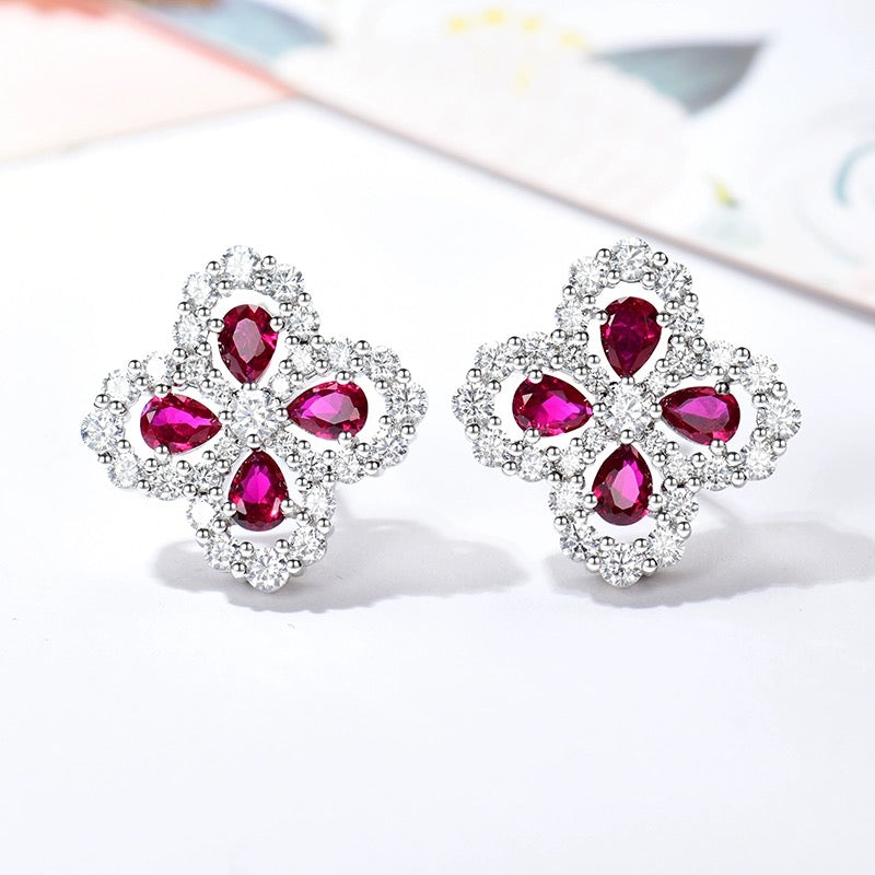 ⭐Miroze LOOP EARRINGS FULL MOTIF DIAMOND 16MM