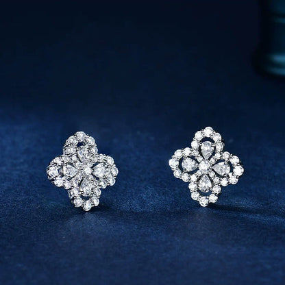 [⭐Miroze] LOOP EARRINGS FULL MOTIF DIAMOND 16MM