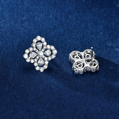 [⭐Miroze] LOOP EARRINGS FULL MOTIF DIAMOND 16MM