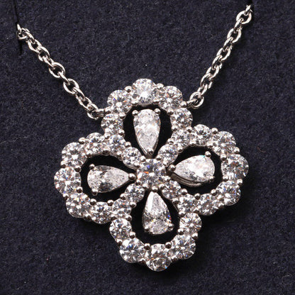 [⭐Miroze] LOOP NECKLACE FULL MOTIF DIAMOND 16MM MULTIPLE COLORS