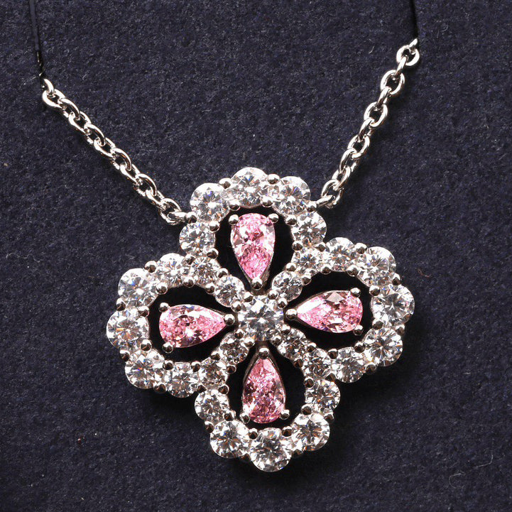 ⭐Miroze LOOP NECKLACE FULL MOTIF DIAMOND 16MM MULTIPLE COLORS