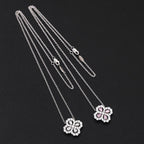 ⭐Miroze LOOP NECKLACE FULL MOTIF DIAMOND 16MM MULTIPLE COLORS