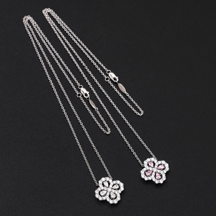 [⭐Miroze] LOOP NECKLACE FULL MOTIF DIAMOND 16MM MULTIPLE COLORS