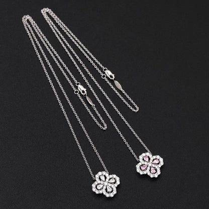 [⭐Miroze] LOOP NECKLACE FULL MOTIF DIAMOND 16MM MULTIPLE COLORS