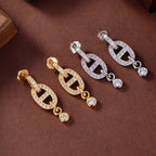 ⭐Miroze HM CHAINE DIAMOND EARRINGS