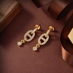 ⭐Miroze HM CHAINE DIAMOND EARRINGS