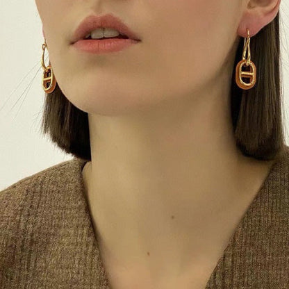 [⭐Miroze]HM O'MAILLON GOLD EARRINGS