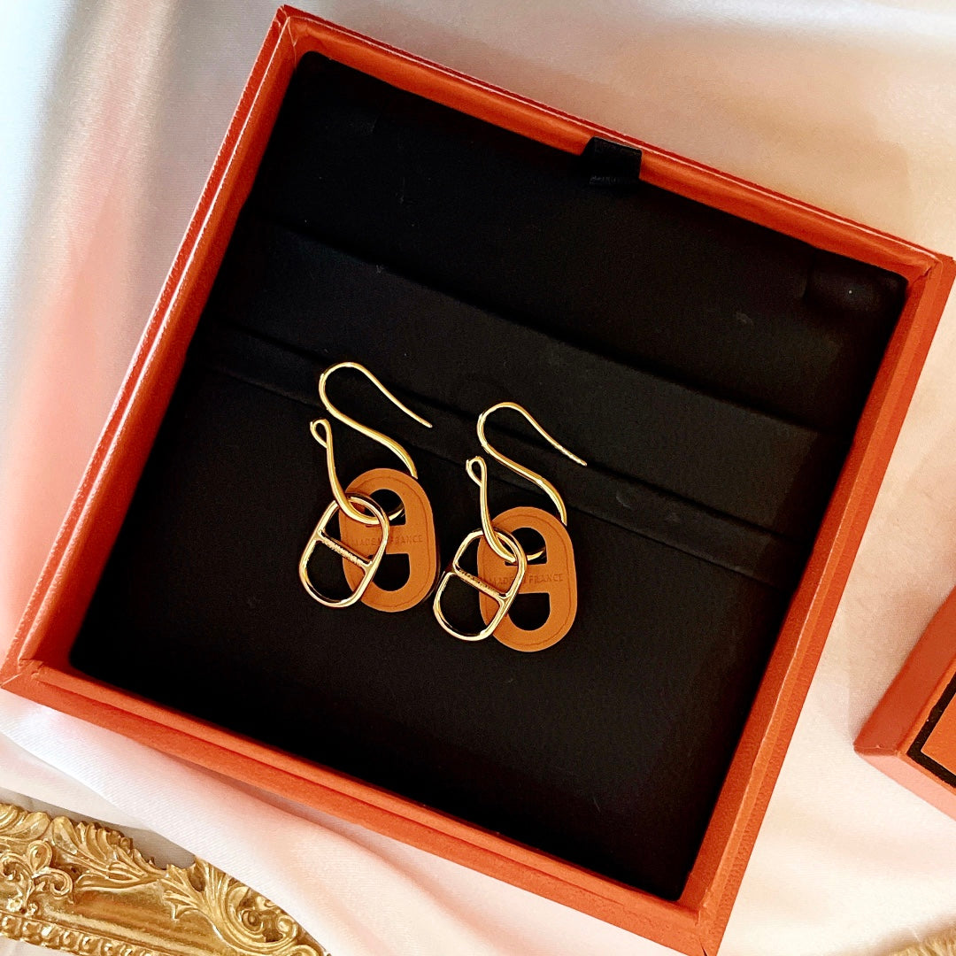 [⭐Miroze]HM O'MAILLON GOLD EARRINGS