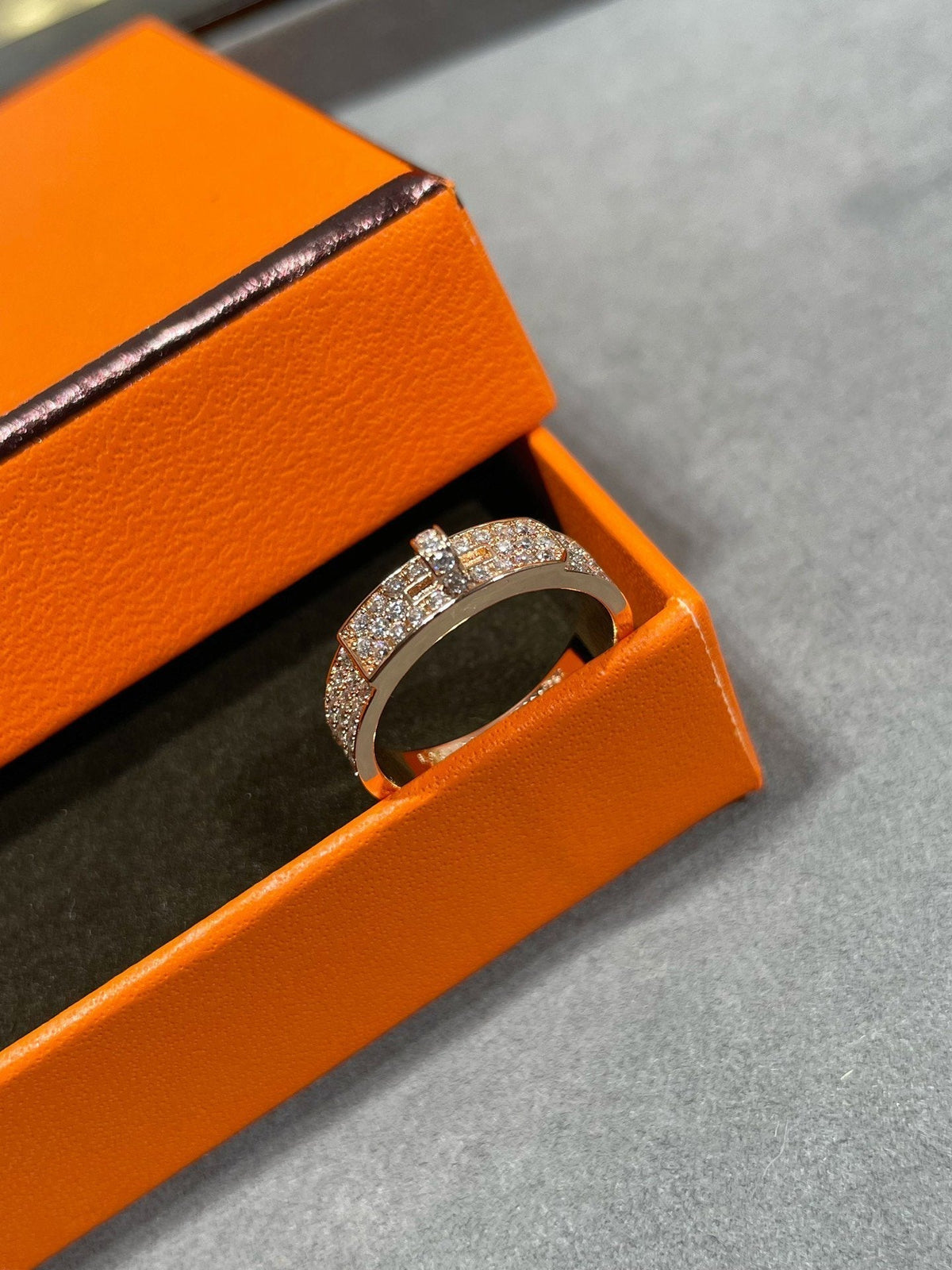 ⭐Miroze KELLY PINK GOLD DIAMOND RING