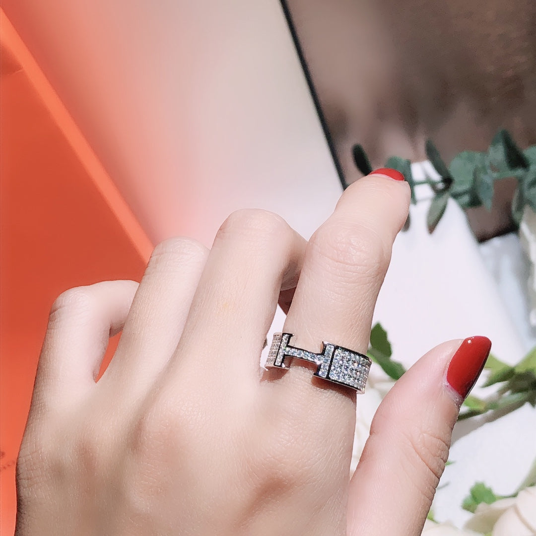⭐Miroze H RING FULL DIAMOND