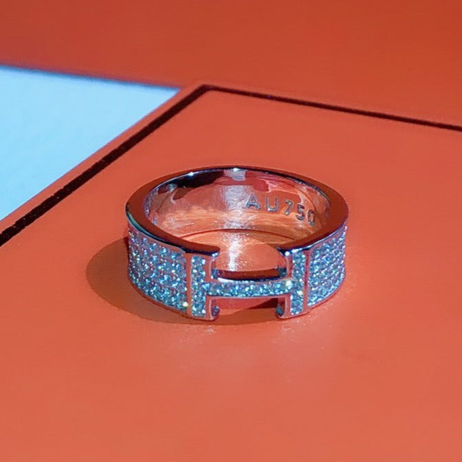 ⭐Miroze H RING FULL DIAMOND