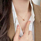⭐Miroze BEE MINI PEDANT DIAMOND NECKLACE