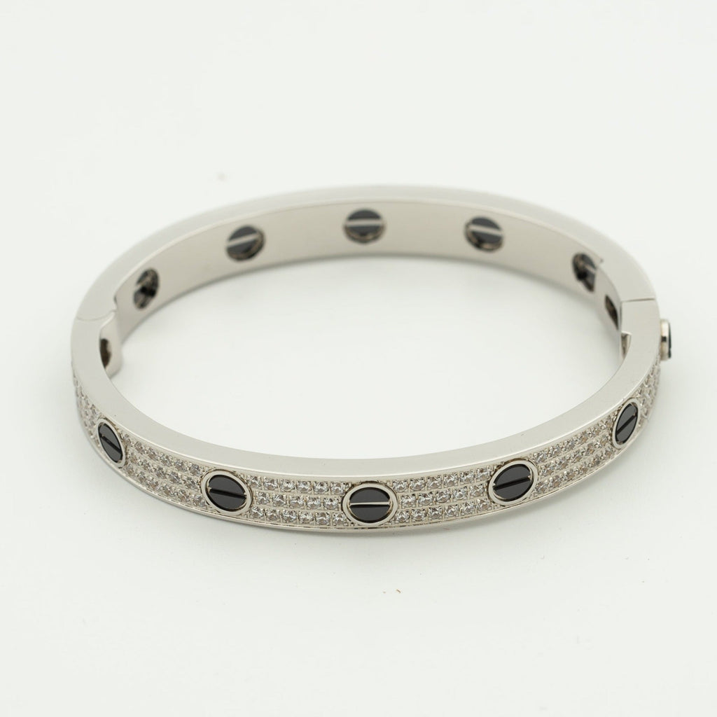 ⭐Miroze LOVE BRACELET 6.1MM DIAMOND-PAVED CERAMIC
