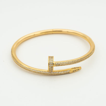[⭐Miroze]JUSTE BRACELET 3.5MM ALL DIAMONDS