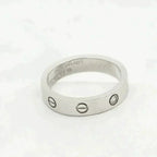 ⭐Miroze LOVE RING 4MM 1 DIAMOND SILVER