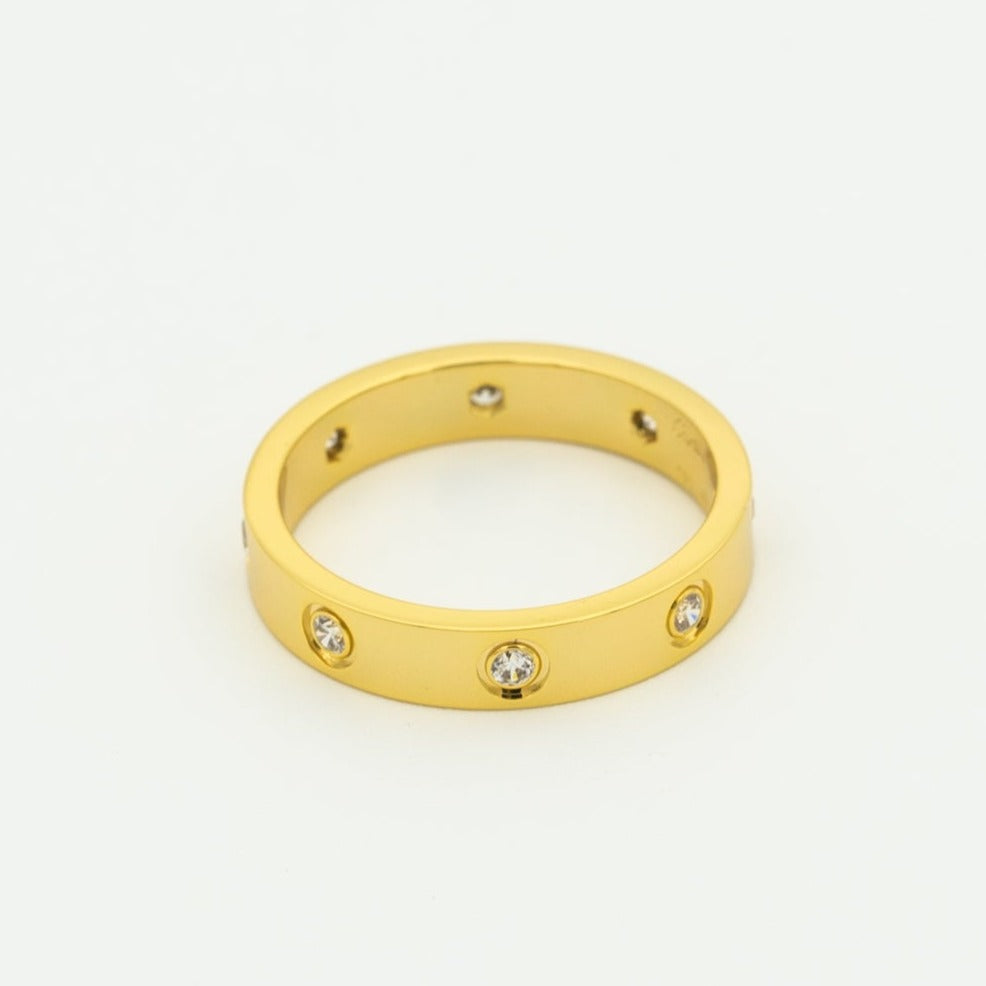 ⭐Miroze LOVE RING 3.6MM 8 DIAMONDS
