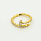 ⭐Miroze JUSTE RING 1.8MM GOLD DIAMONDS