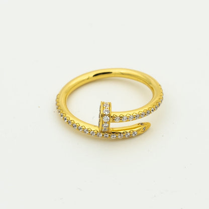 [⭐Miroze]JUSTE リング 1.8MM ゴールド ダイヤモンド