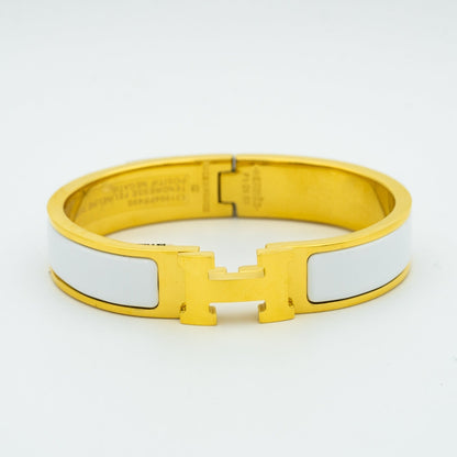 [⭐Miroze]H WHITE BRACELET