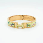 ⭐Miroze H PINK GOLD BRACELET CREAM CERAMIC