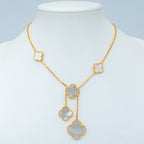 ⭐Miroze CLOVER MOTHER OF PEARL NECKLACE 6 MOTIF