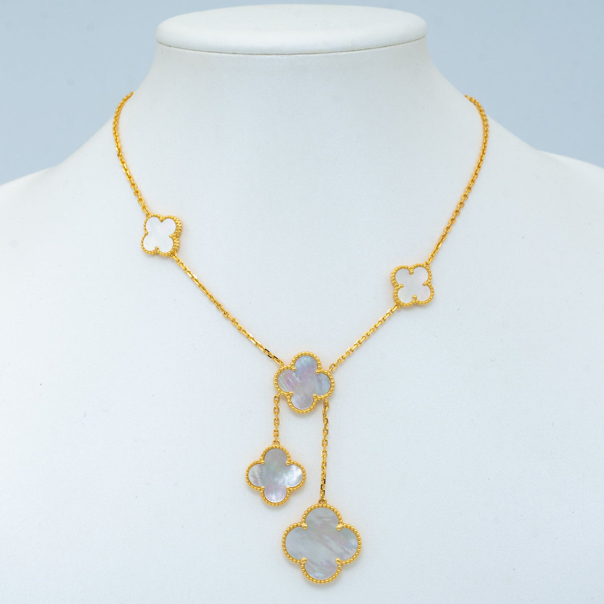 ⭐Miroze CLOVER MOTHER OF PEARL NECKLACE 6 MOTIF