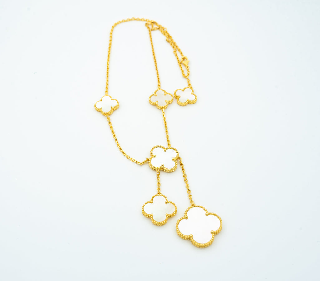 ⭐Miroze CLOVER MOTHER OF PEARL NECKLACE 6 MOTIF