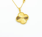 ⭐Miroze CLOVER 25MM PEDANT NECKLACE GOLD