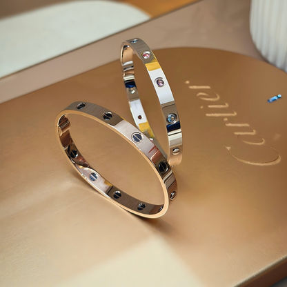 [⭐Miroze] 2026 RAINBOW LOVE BRACELET 6.1MM  10 DIAMONDS