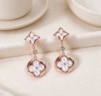 ⭐Miroze STAR AND SUN PINK GOLD MOP DROP EARRINGS