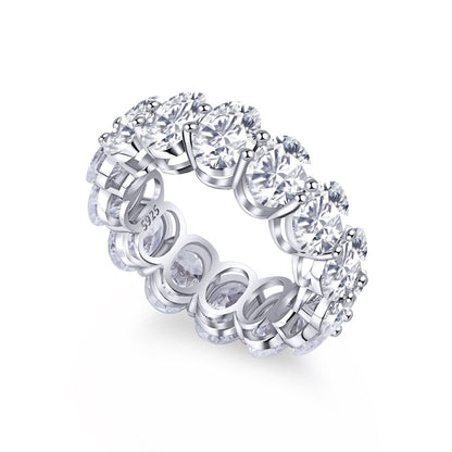 [Miroze Jewelry]Dainty Elongated Cushion Cut Tennis Ring