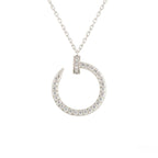 ⭐Miroze JUSTE NECKLACE SILVER DIAMONDS