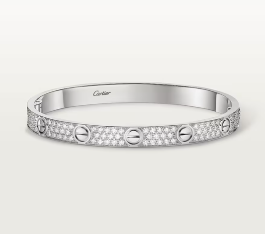 [⭐Miroze]NEW-LOVE-6.1MM-Width Diamond-Studded Bracelet