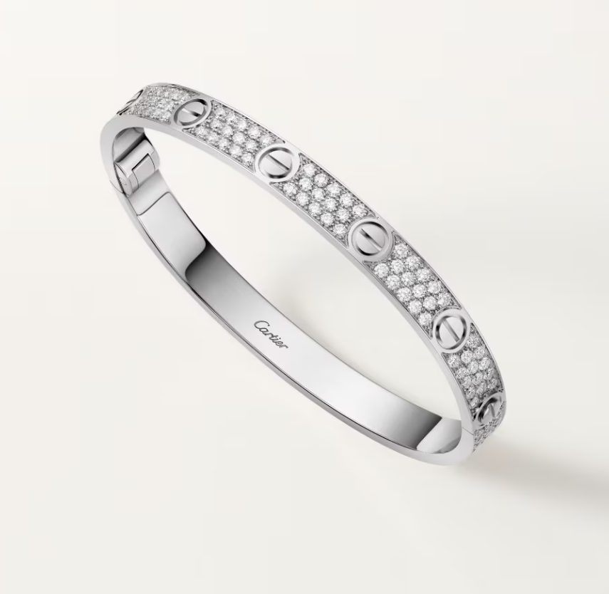 [⭐Miroze]NEW-LOVE-6.1MM-Width Diamond-Studded Bracelet