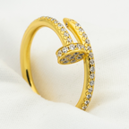 ⭐Miroze JUSTE RING 1.8MM GOLD DIAMONDS