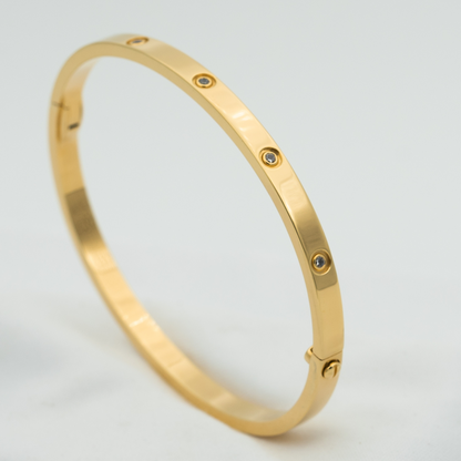 [⭐Miroze]LOVE BRACELET 3.65MM 10 DIAMONDS