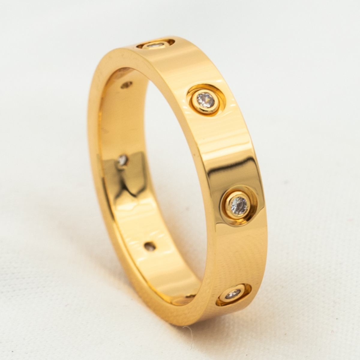 [⭐Miroze]LOVE RING 3.6MM 8 DIAMONDS