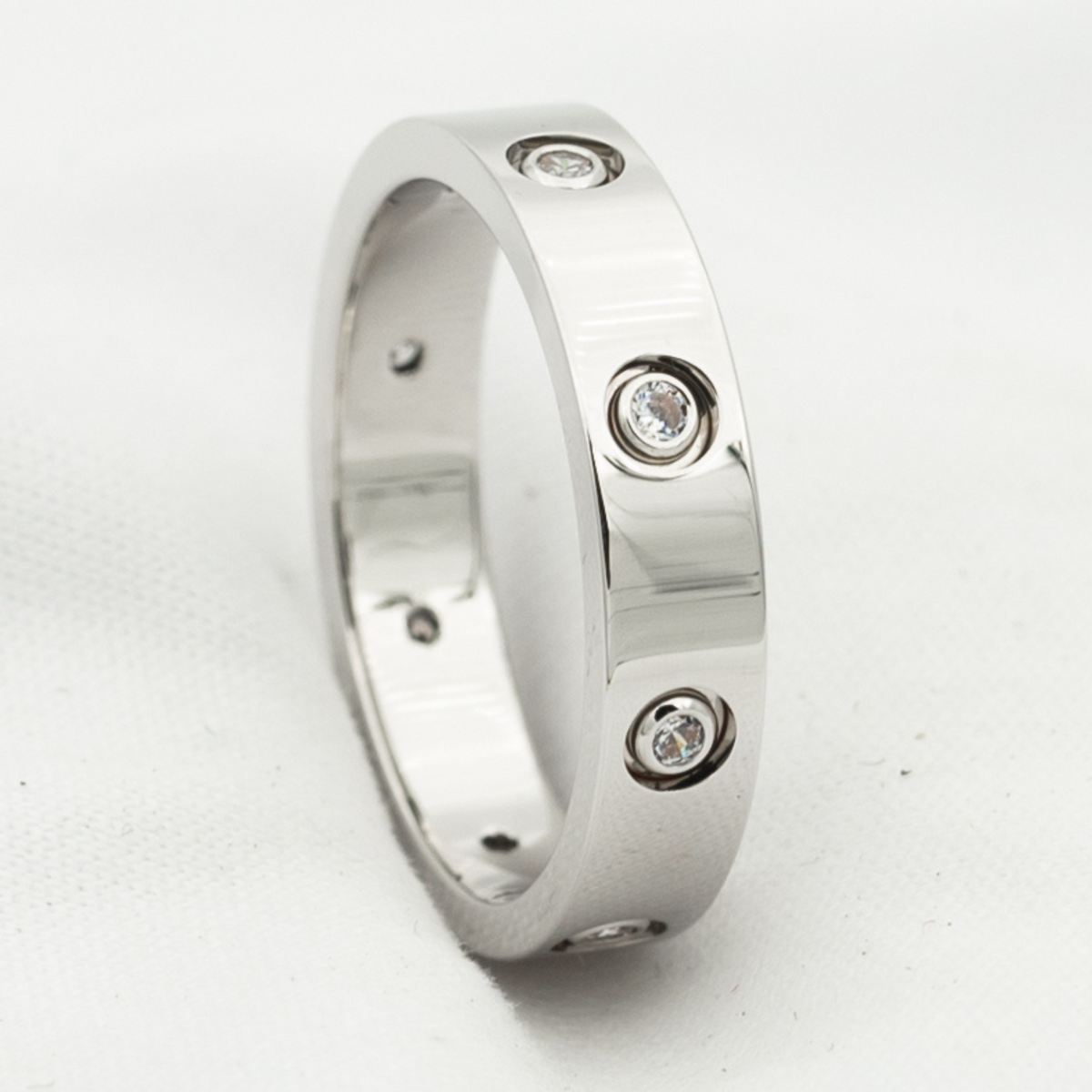 [⭐Miroze]LOVE RING 3.6MM 8 DIAMONDS